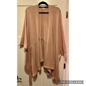 Shimmering Pink Poncho!